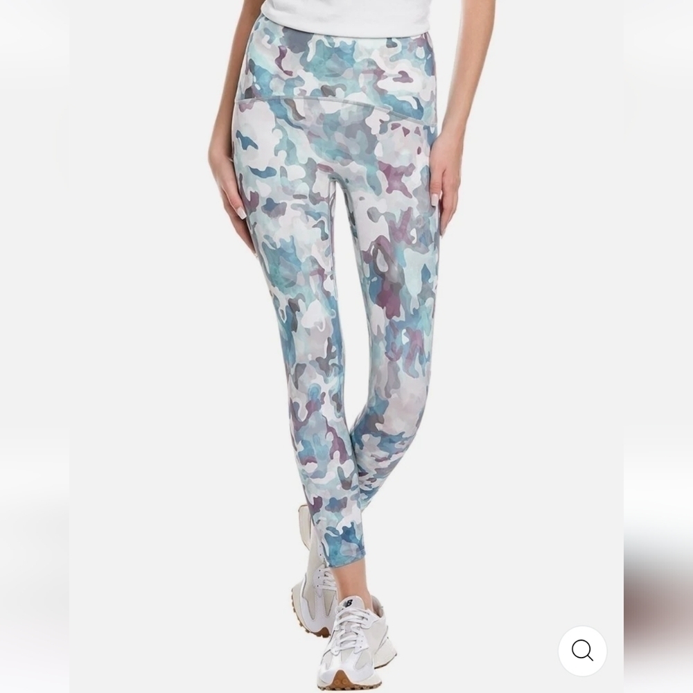 Spanx Active Printed 7/8 Legging Green Multi XL